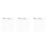 3x 20pc Filofax 20cm Pocket Refill Birthday/anniversary Reminder Memo Organiser