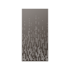 Walpix 1800 x 900 x 2.5mm Perforated Aluminium Decorative Screen Flat Profile Splash - Hamersley Brown