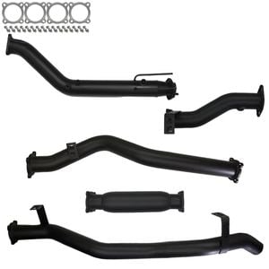 Ignite Exhausts Turbo Back For Toyota Landcruiser 79 Series V8 S/cab 3" No Cat & Hotdog 409 Stainless Steel