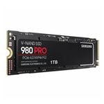 Samsung 980 Pro 1TB Gen4 NVMe SSD 7000MB/s 5000MB/s R/W 1000K/1000K IOPS 600TBW 1.5M Hrs MTBF for PS5 5yrs Wty