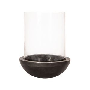 Ssh Collection Katrina 39cm Tall Hurricane Lamp - Black