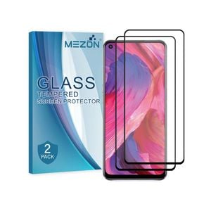 2 Pack MEZON OPPO A94 5G Full Cover Tempered Glass Screen Protectors
