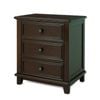 Hampton Ash Wood Bedside Table in Brown