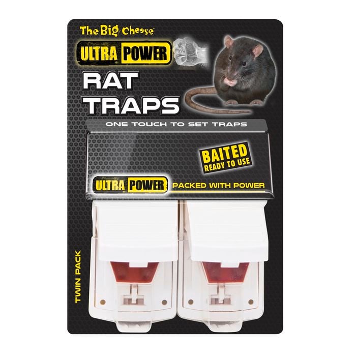 Big Cheese Ultra Power Rat Trap - 2 Pack