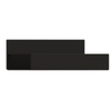 RapidHome 270 x 75 x 85mm Black Magnetic Steel Wall Rack