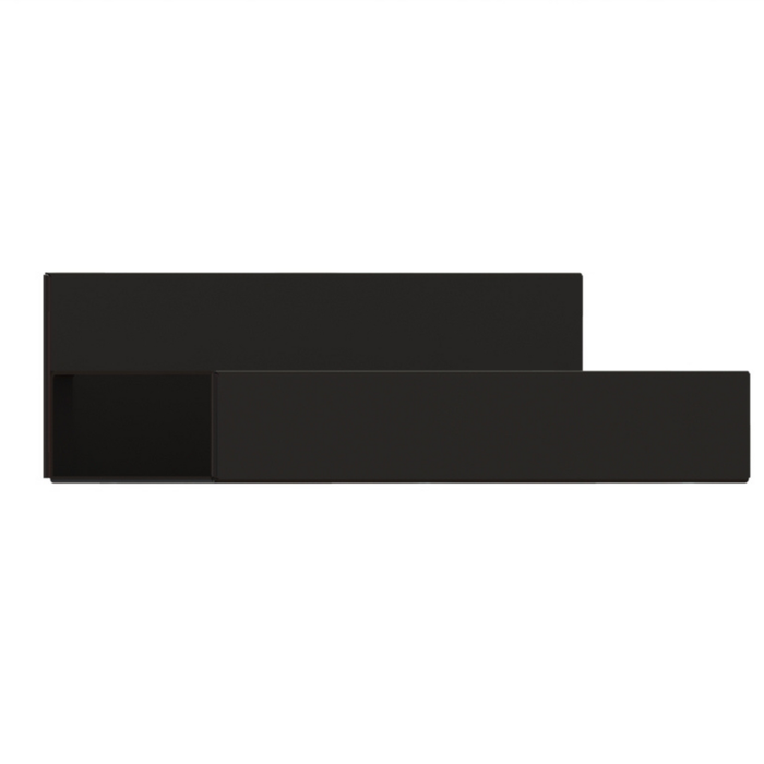RapidHome 270 x 75 x 85mm Black Magnetic Steel Wall Rack
