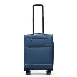 Tosca So-Lite 54cm/48L Suitcase Luggage Travel Carry On Trolley Case Blue