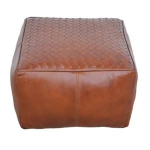 Cube Criss-Cross Ottoman