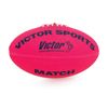 Victor Sports Synthetic Football Durable AFL Ball Pink Size 4