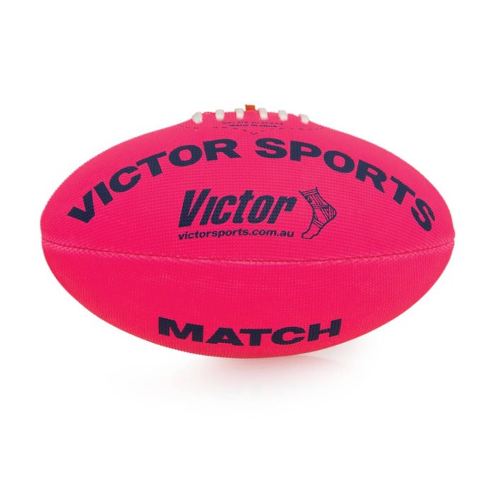 Victor Sports Synthetic Football Durable AFL Ball Pink Size 4