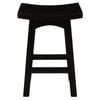 Centrum Furniture Tokyo Solid Mahogany Timber Kitchen Counter Stool - Chocolate