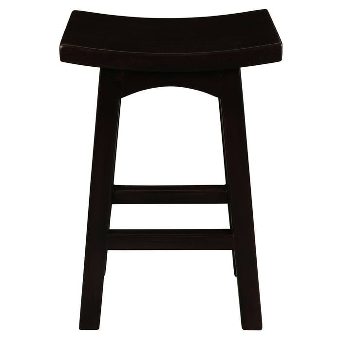 Centrum Furniture Tokyo Solid Mahogany Timber Kitchen Counter Stool - Chocolate