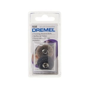 Dremel 180 And 280 GritEZ Lock Finishing Abrasive Buffs - 2 Pack