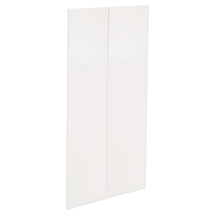 Kaboodle 900mm Gloss White Modern Pantry Doors - 2 Pack