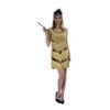 Charleston Sequin Flapper Fringe Costume Tassel Party Fancy Dress 20s 30s Gold
