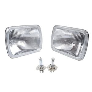 Headlight H4 Kit Fit For Mitsubishi Triton 1986-2006 60/55W Globes 1 Pair