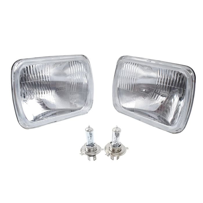 Headlight H4 Kit Fit For Mitsubishi Triton 1986-2006 60/55W Globes 1 Pair