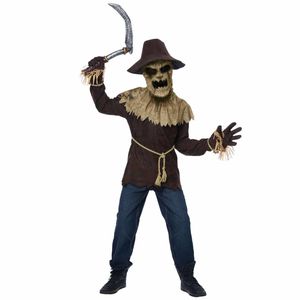 Wicked Scarecrow Horror Creepy Halloween Monster Boys Costume L