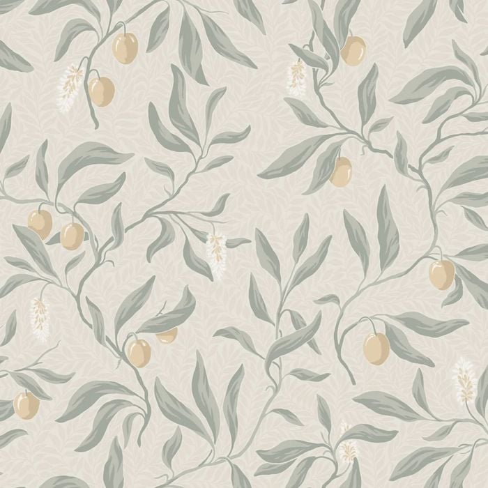 Wallpaper Trader Vinnie Wallpaper Roll 10.05m X 53cm, Sage Green