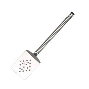 Vogue Stainless Steel Perforated Fish And Egg Slice Turner With Hook Handle 115x130mm