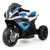 Costway 12V Kids Ride On Electric Motorcycle Licensed BMW Toy Motorbike Blue