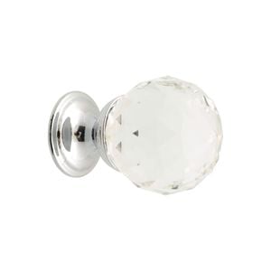 Prestige 25mm Chrome Plated Glass Knob