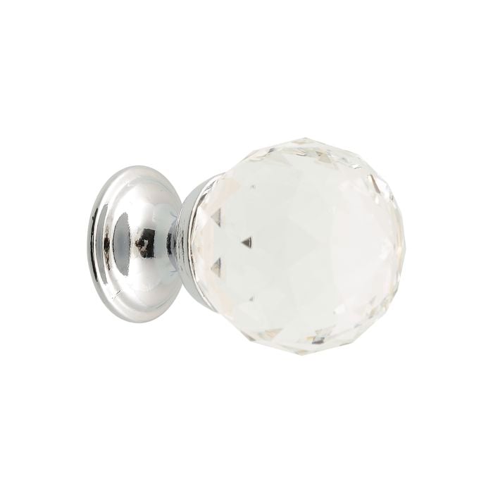 Prestige 25mm Chrome Plated Glass Knob