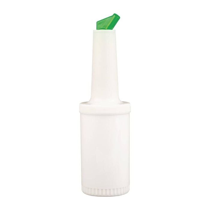 Olympia Juice Pour And Store Dishwasher Safe Green 1l 330x95mm Commercial Bar Restaurant Kitchen Dispenser