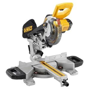 DeWALT 18V XR 184mm Cordless Sliding Mitre Saw DCS365N-XE - Skin Only