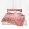 SOGA 200cm Pink Fur Throw Blanket