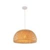CLA Lighting CANASTA Interior Natural Bamboo Finish Pendant Light- Small