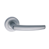 Schlage Satin Chrome Plate Moda Series Elena Privacy Lever Set 