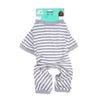 Art & Bob 40cm Grey Striped Medium Dog Pyjamas