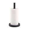 Classica Nero Mesh Paper Roll Holder Rust Resistant Home Organiser 33cm Black