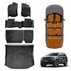 Floor Mats Boot Liner Set for Jeep Grand Cherokee 2011-2021 All Weather Heavy Duty Car Trunk Cargo Kick Mats Back Seat Cover