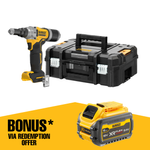 DeWALT 18V 6.4mm Cordless Rivet Gun - Bare Unit