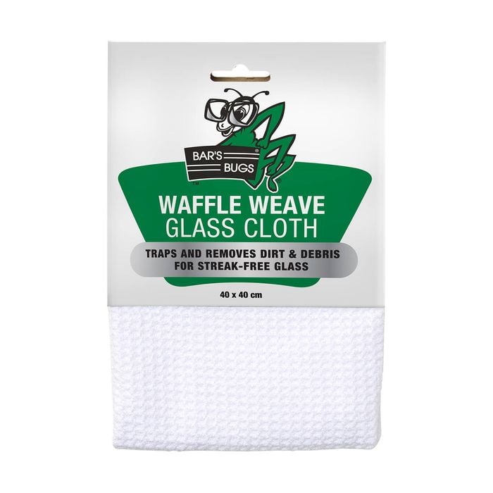 Bar's Bugs 400 x 400mm Waffle Weave Glass Cloth