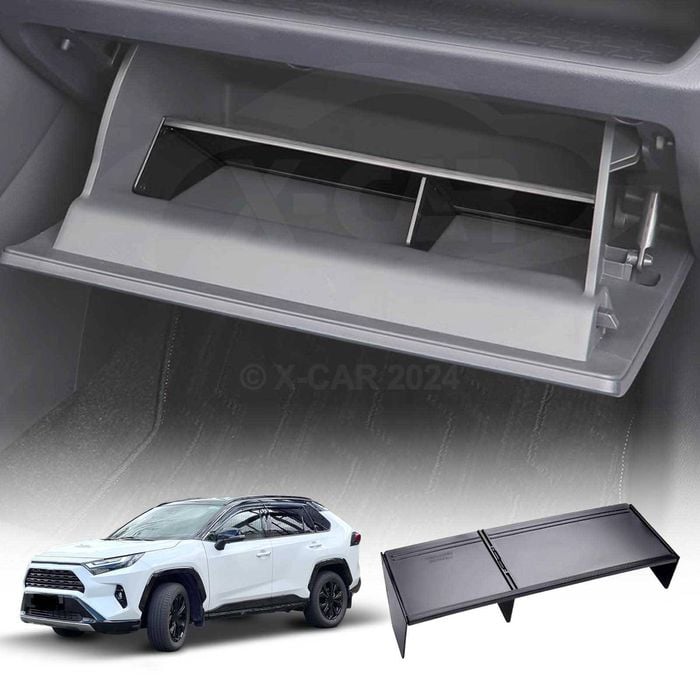 Glove Box Organizer Insert Tray for Toyota RAV4 Rav 4 XA50 2019-2025 RAV 4 Car Storage Box Accessories
