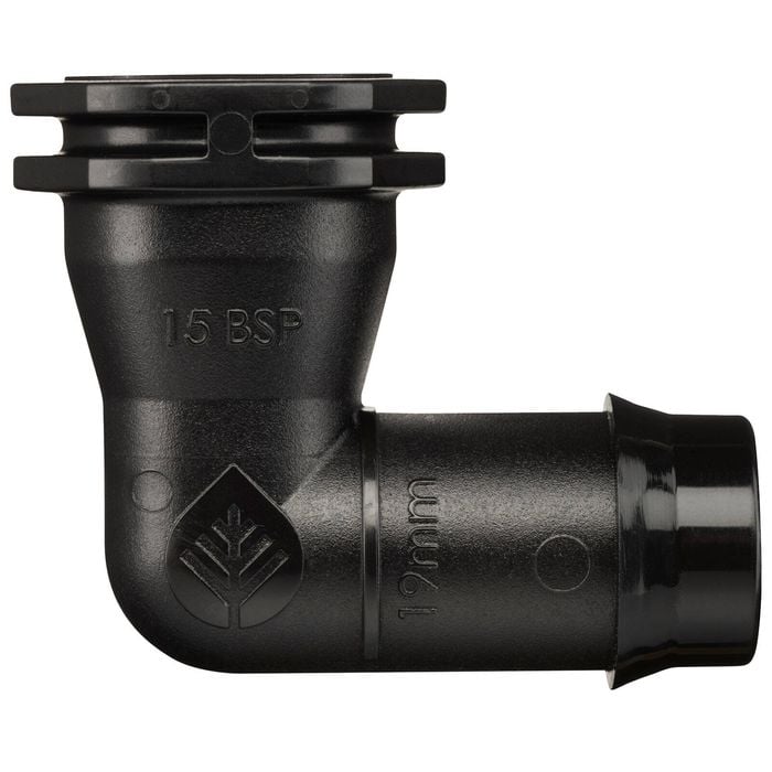 Pope 19 x 15mm BSP Female Poly Threaded Elbow - Single