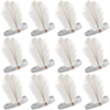 12x 1920s FLAPPER HEADBAND Headpiece Feather Sequin Charleston Gatsby Party BULK White