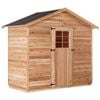 Stilla 2.52 x 1.24m Wattle Cedar Garden Shed