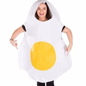 Fried Egg Novelty Adults Food Costume - One Size