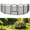 Advwin Garden Fence 61x80cm 8 Pack Pet Playpen Enclosure No Dig Fence Animal Barrier