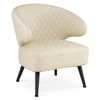 Costway Lounge Chair Modern Sofa Reliable Convertible Sofa-Beige