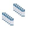 12pk Malli Sewing 15-pairs Garment/clothing Snap Buttons 10mm White Asstd