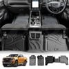 5D Customized All Weather Car Mat Floor Door Sill Full Set for Ford Next-Gen Ranger Dual Cab 2022-2024