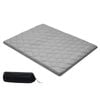 Vevor 2032 X 1524 X 63.5 Mm Japanese Tatami Mat Gray Queen Size With Storage Bag Fastener For Dorm