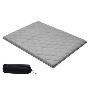 Vevor 2032 X 1524 X 63.5 Mm Japanese Tatami Mat Gray Queen Size With Storage Bag Fastener For Dorm