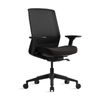 Sabia Willow Pre-Assembled Black Office Chair Ergonomic Mesh Back With Armrests
