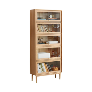 MIUZ Cabinet Bookcase Stand Bookshelf Display Shelf Storage Display Rack Stand